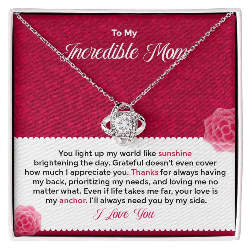 To my Incredible Mom - Gift From Daughter/Son In Law, Present For Mom