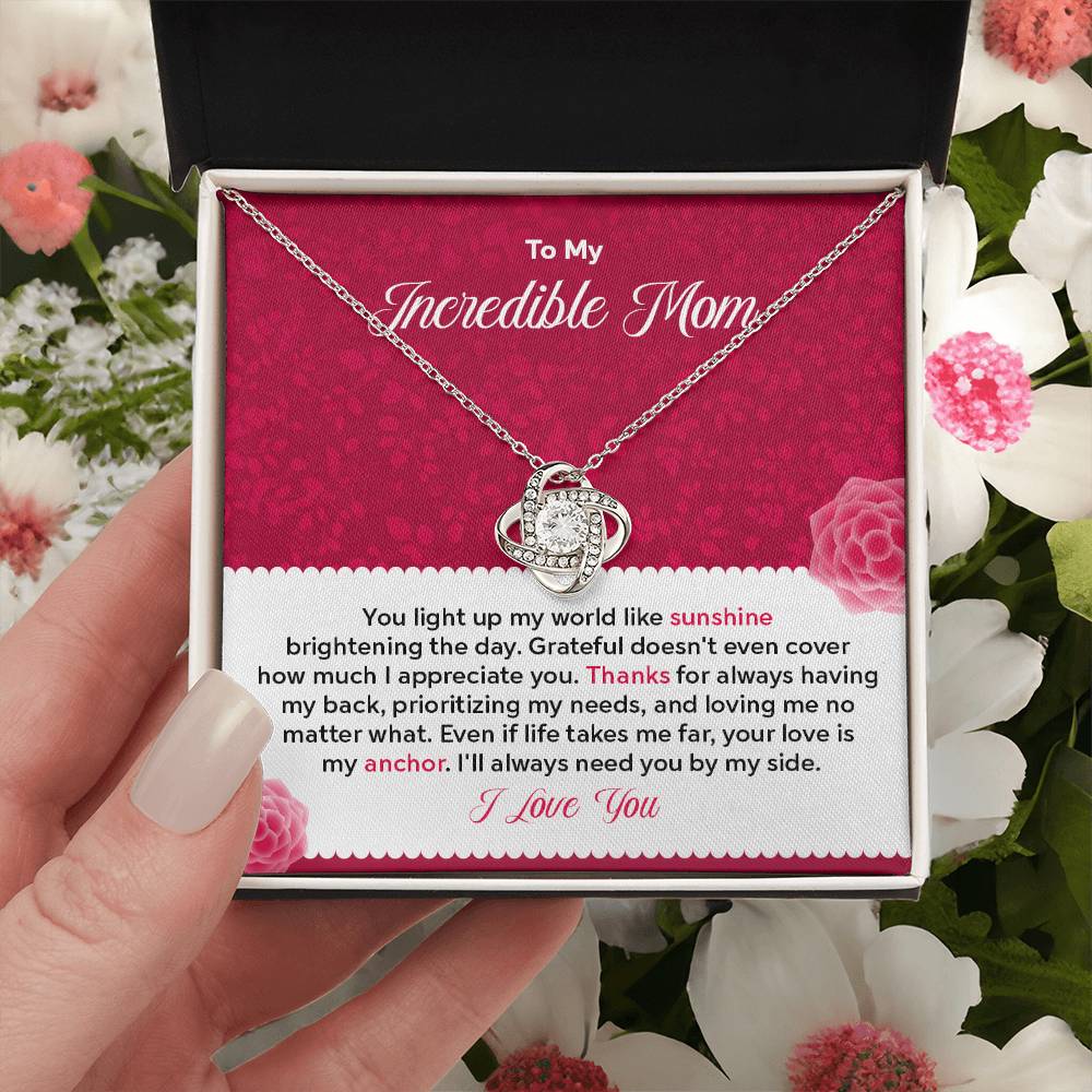 To my Incredible Mom - Gift From Daughter/Son In Law, Present For Mom