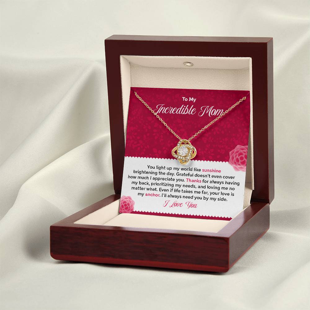 To my Incredible Mom - Gift From Daughter/Son In Law, Present For Mom