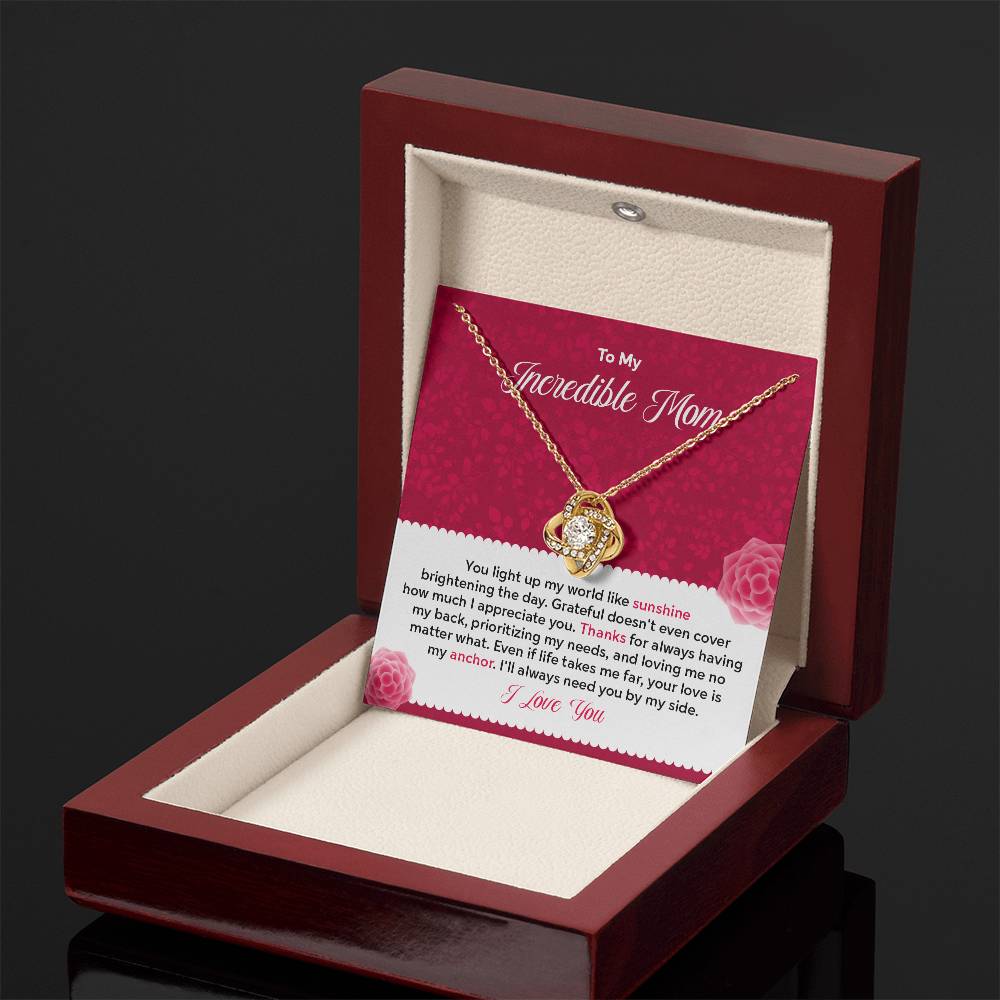 To my Incredible Mom - Gift From Daughter/Son In Law, Present For Mom