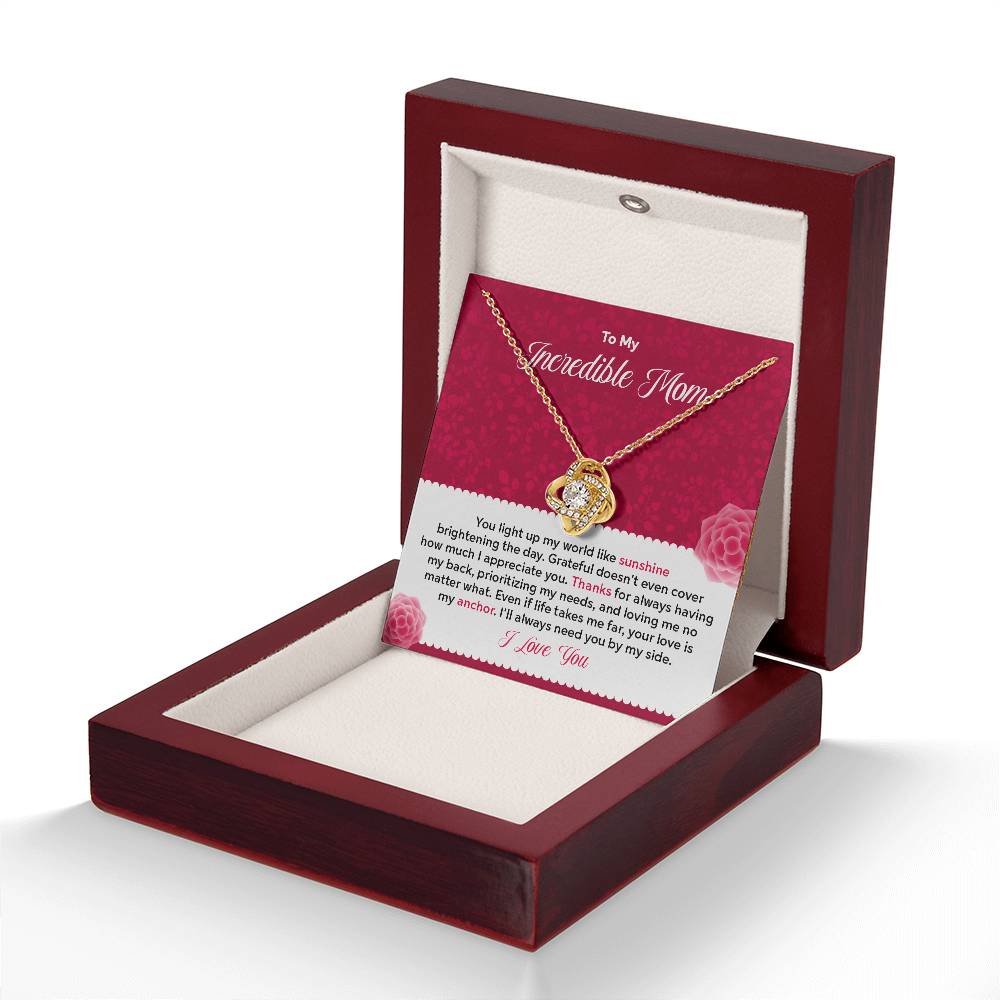 To my Incredible Mom - Gift From Daughter/Son In Law, Present For Mom