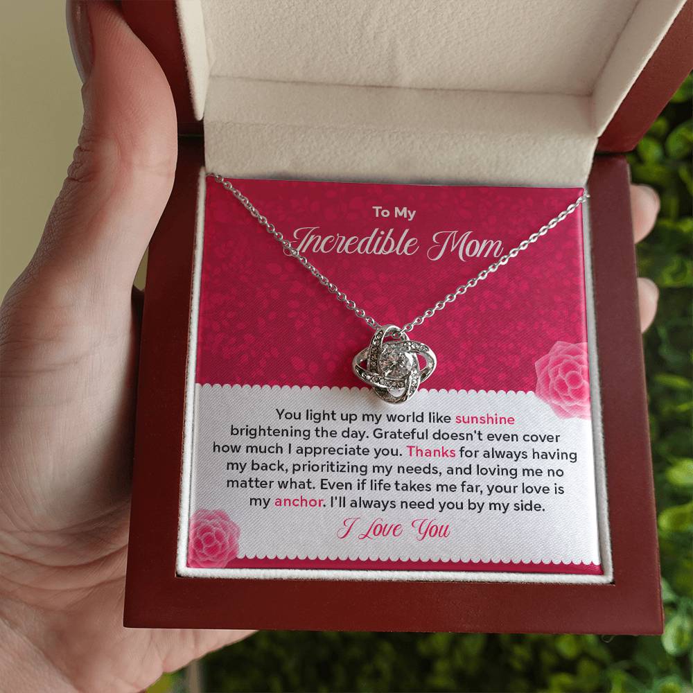 To my Incredible Mom - Gift From Daughter/Son In Law, Present For Mom