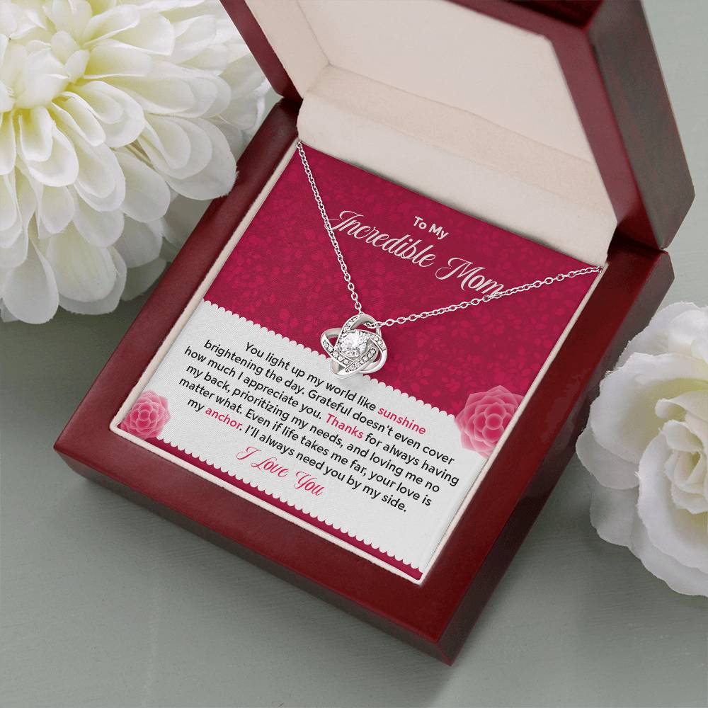 To my Incredible Mom - Gift From Daughter/Son In Law, Present For Mom