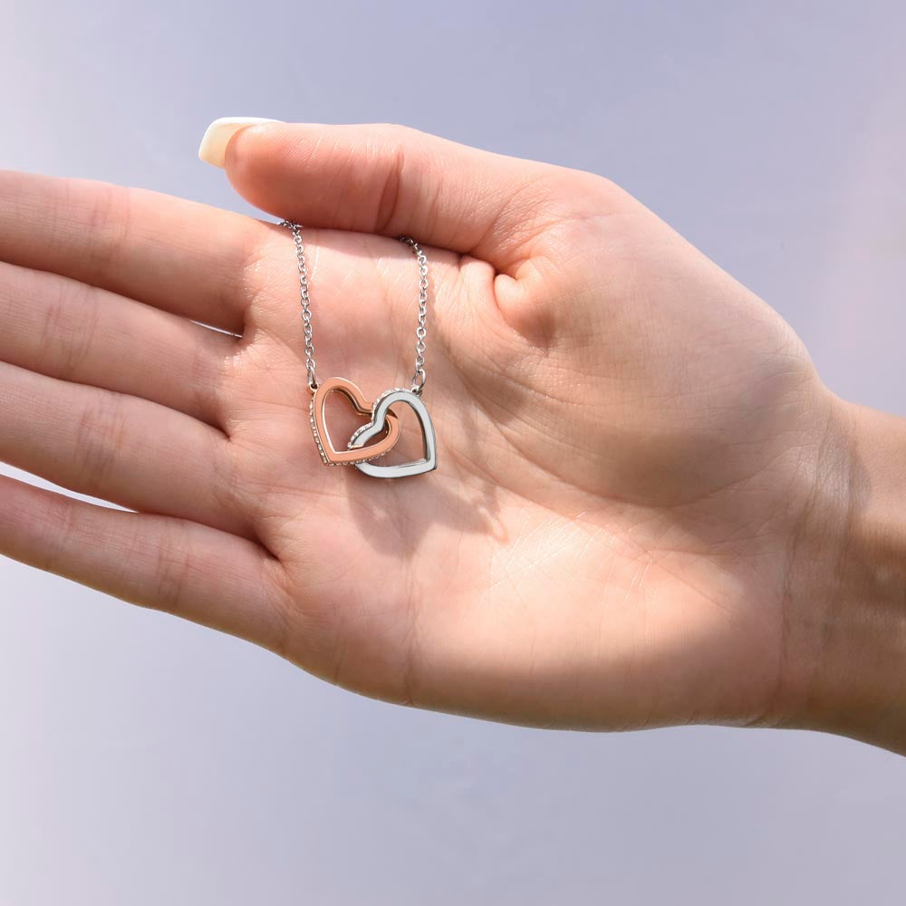 Interlocking Hearts Necklace for Soulmate – Two Lives, One Story — product image 7