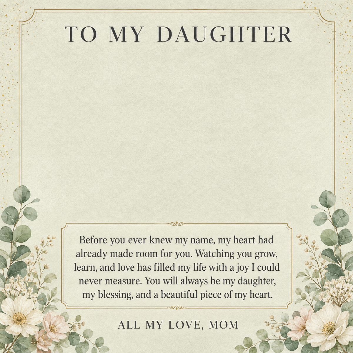 Interlocking Hearts Necklace gift for Daughter from Mom – My Greatest Joy