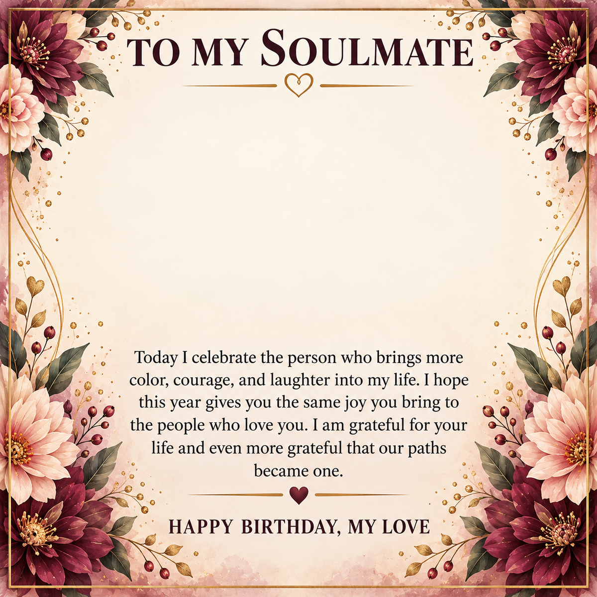 Love Knot Necklace gift for Soulmate from Partner – Birthday Love for My Soulmate