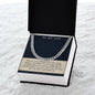 Cuban Link Chain for Son from Mom – Courage for Every Path