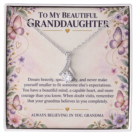 Alluring Beauty Necklace for Granddaughter – Dream Bravely