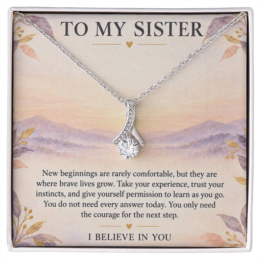Alluring Beauty Necklace for Sister from Sister – Brave New Beginning