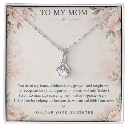 Alluring Beauty Necklace for Mom – You Helped Me Become the Bride I Am — product thumbnail 2