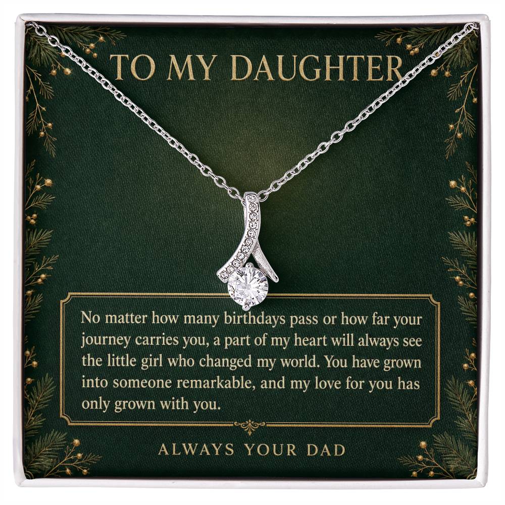 Alluring Beauty Necklace for Daughter – Evergreen Christmas Gift — product image 2