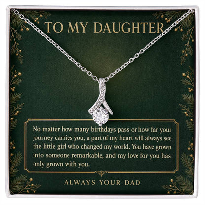 Alluring Beauty Necklace for Daughter – Evergreen Christmas Gift — product thumbnail 2
