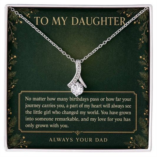 Alluring Beauty Necklace for Daughter – Evergreen Christmas Gift