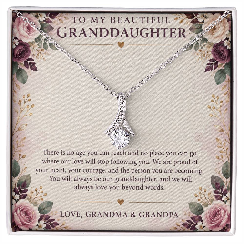 Alluring Beauty Necklace for Granddaughter – Love You Forever — product image 2