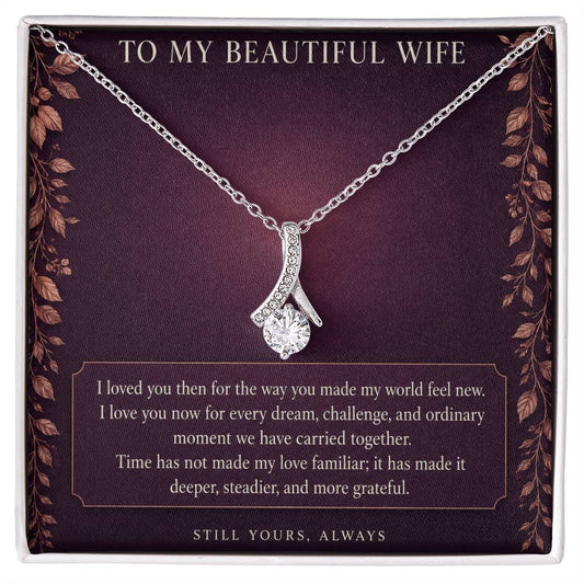 Alluring Beauty Necklace for Wife from Husband – Still Falling for You
