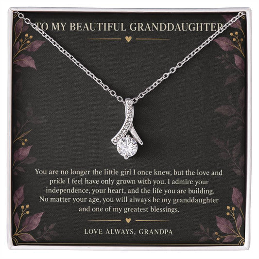 Alluring Beauty Necklace for Granddaughter – Adult Granddaughter