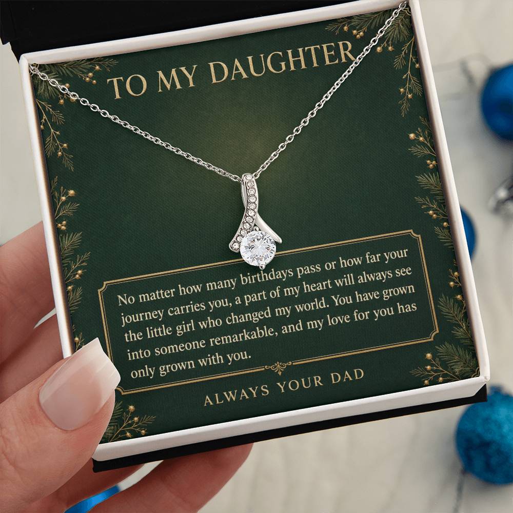 Alluring Beauty Necklace for Daughter – Evergreen Christmas Gift — product image 4