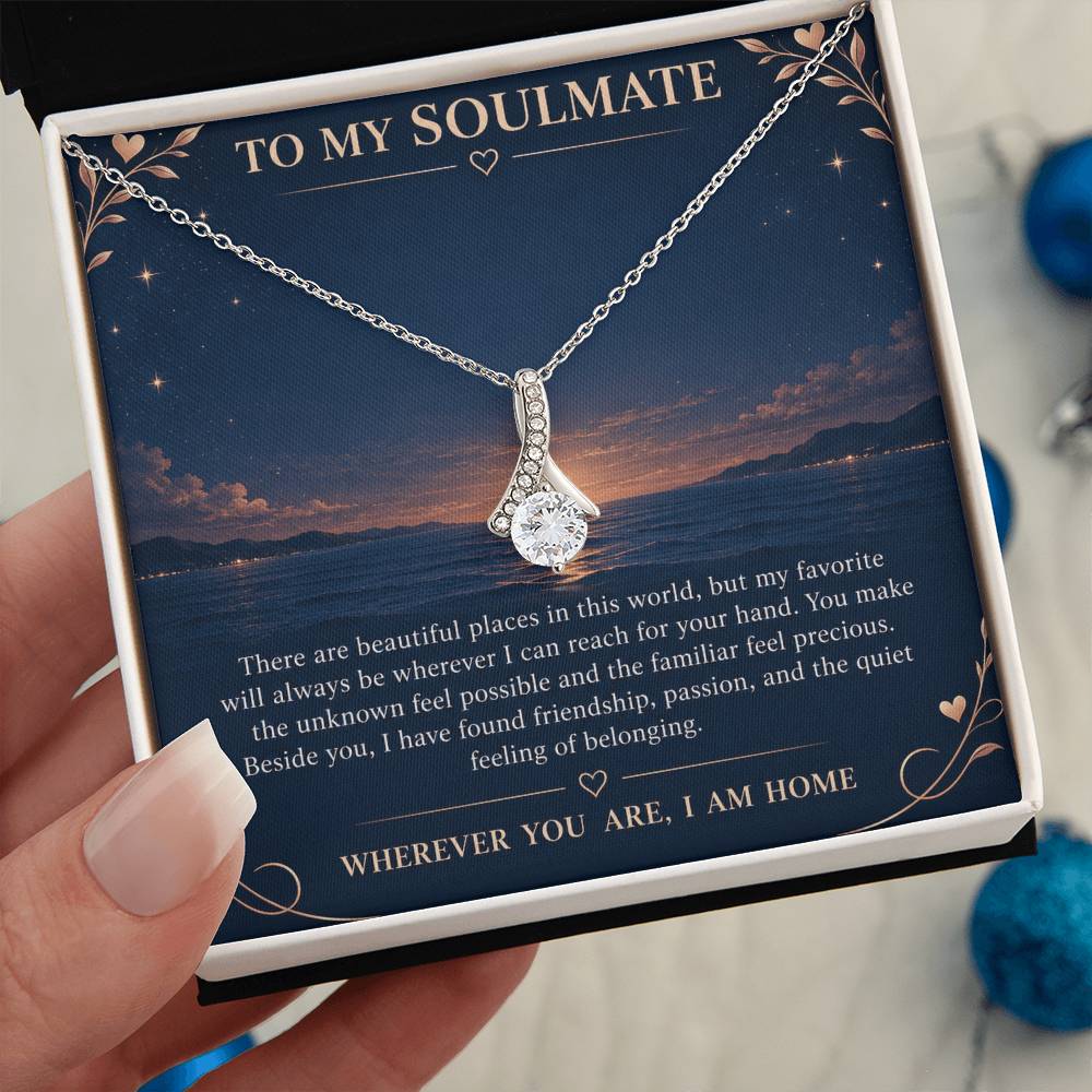 Alluring Beauty Necklace for Soulmate – My Favorite Place Is Beside — product image 4