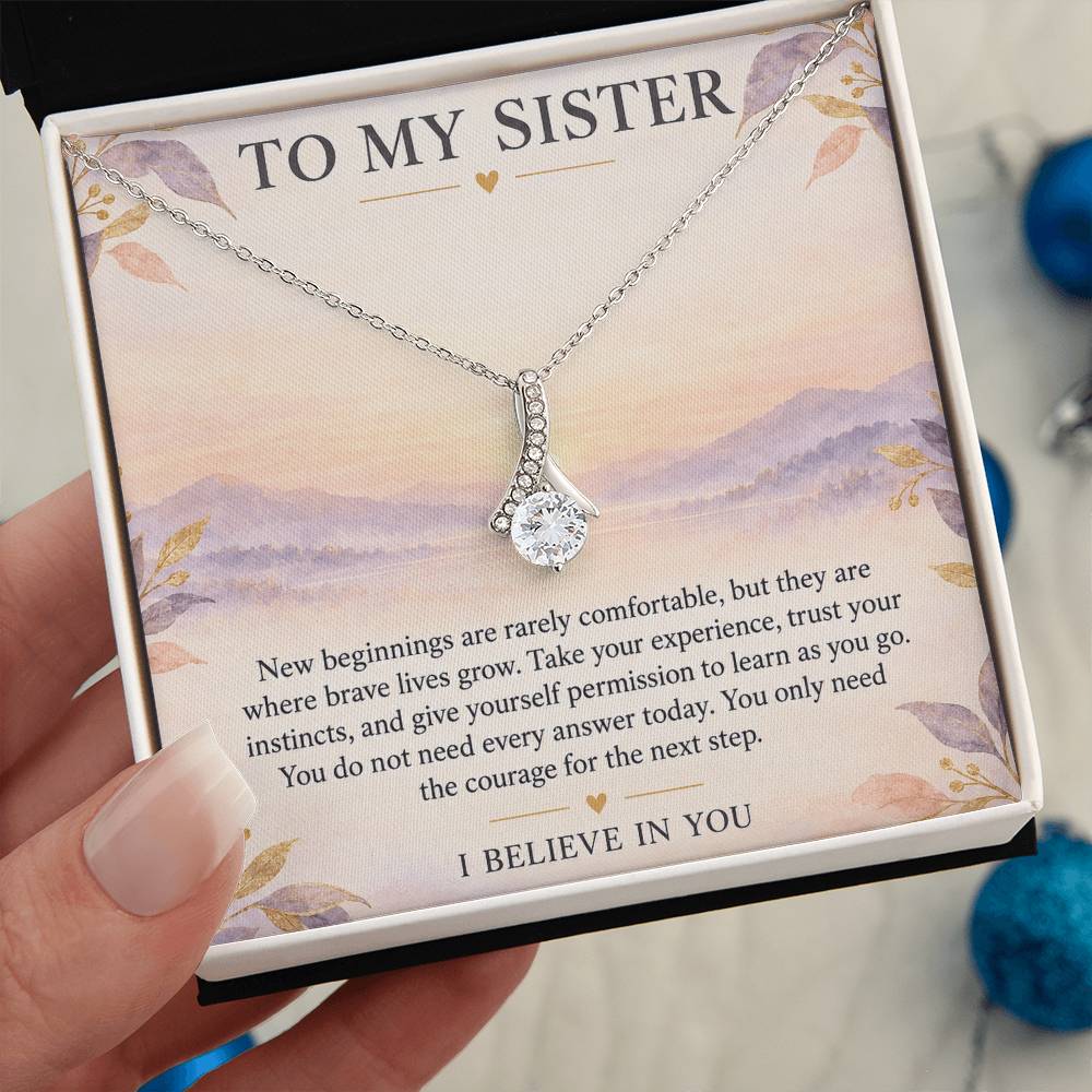 Alluring Beauty Necklace for Sister from Sister – Brave New Beginning — product image 4