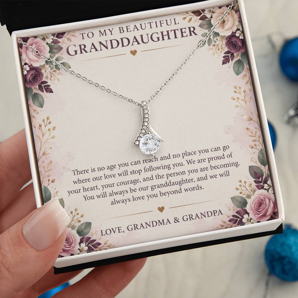 Alluring Beauty Necklace for Granddaughter – Love You Forever — product image 4