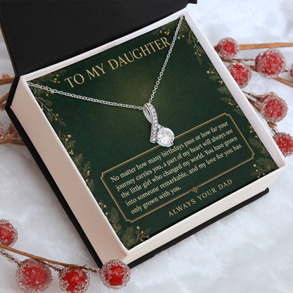 Alluring Beauty Necklace for Daughter – Evergreen Christmas Gift — product thumbnail 6