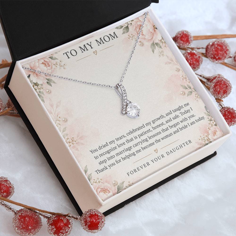 Alluring Beauty Necklace for Mom – You Helped Me Become the Bride I Am — product image 6