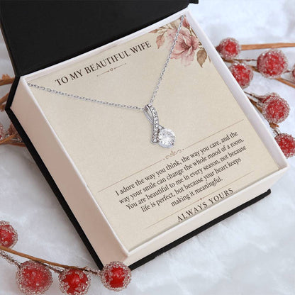 Alluring Beauty Necklace for Wife from Husband – The Woman I Adore — product thumbnail 6