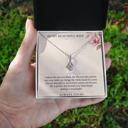 Alluring Beauty Necklace for Wife from Husband – The Woman I Adore — product thumbnail 3