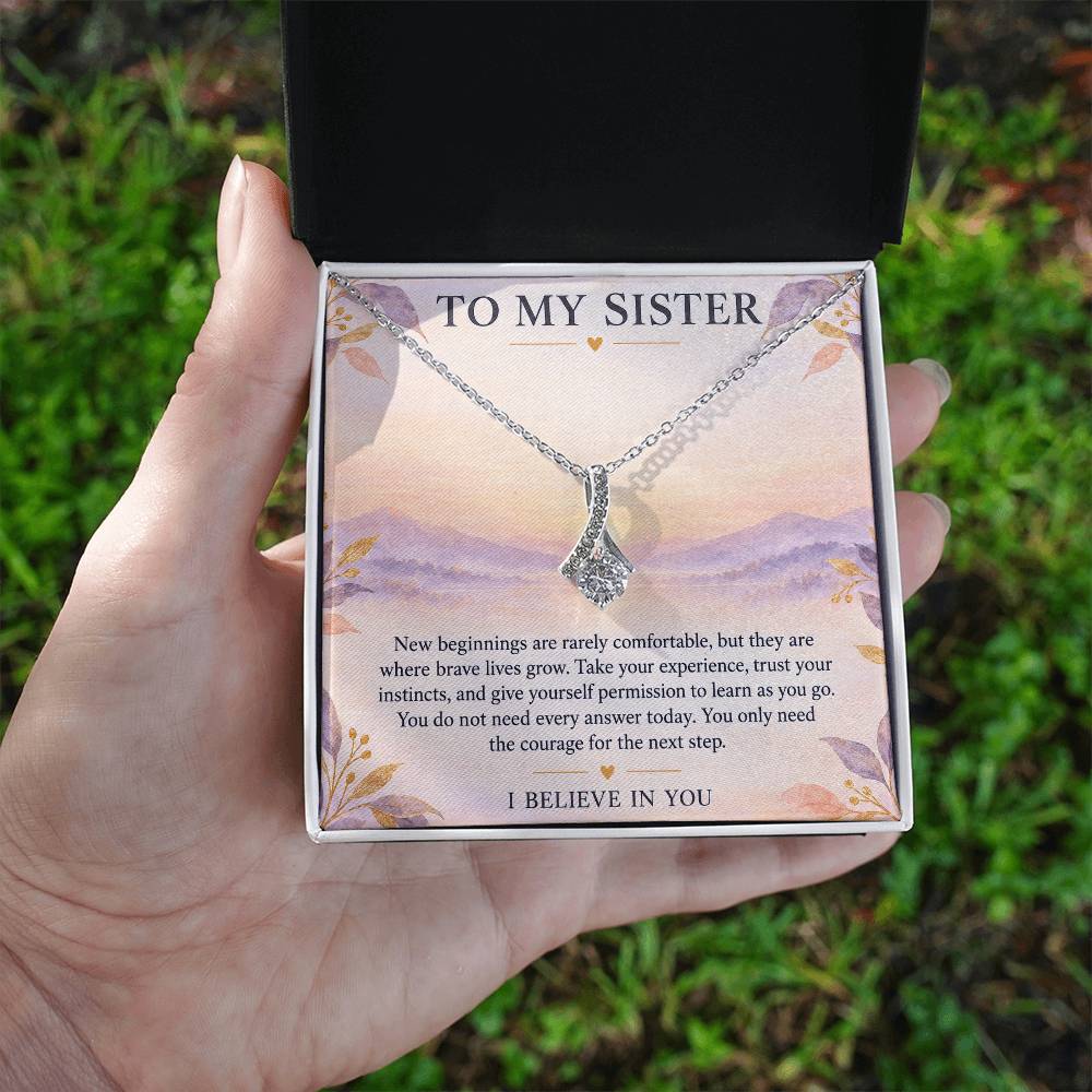 Alluring Beauty Necklace for Sister from Sister – Brave New Beginning — product image 3