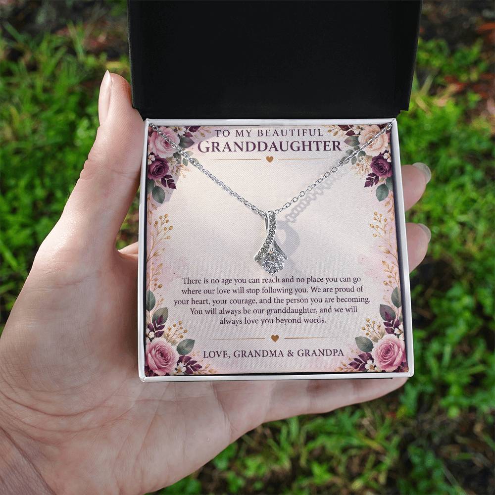 Alluring Beauty Necklace for Granddaughter – Love You Forever — product image 3
