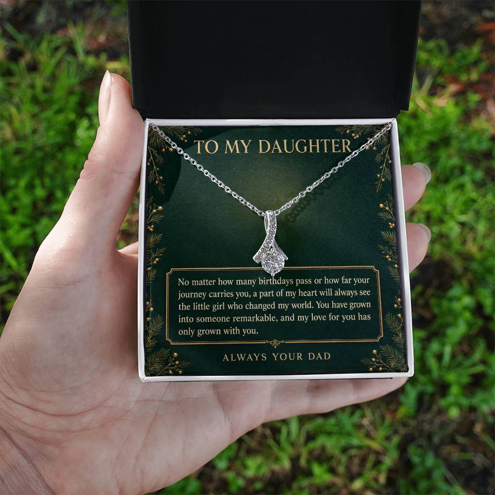 Alluring Beauty Necklace for Daughter – Evergreen Christmas Gift — product image 3
