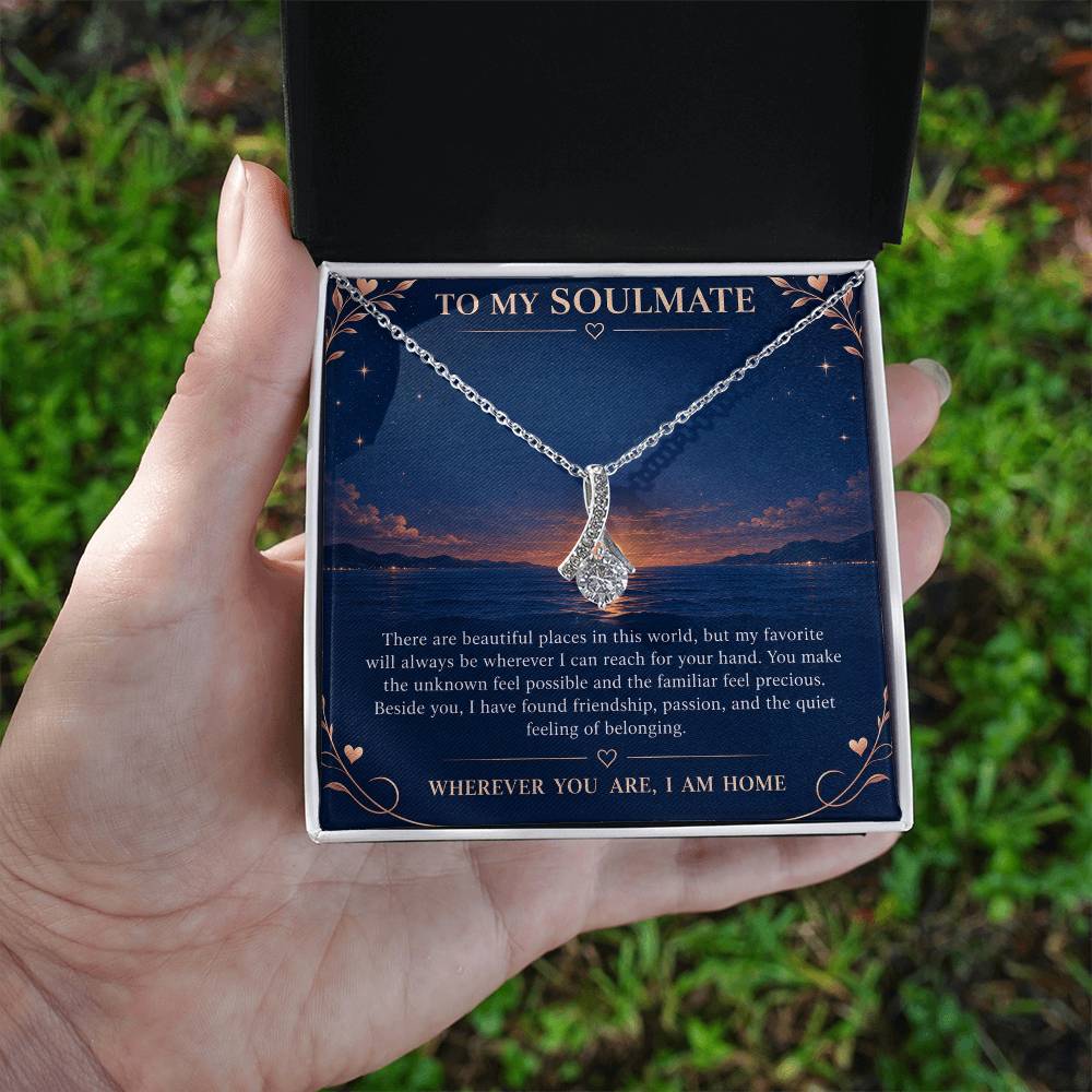 Alluring Beauty Necklace for Soulmate – My Favorite Place Is Beside — product image 3