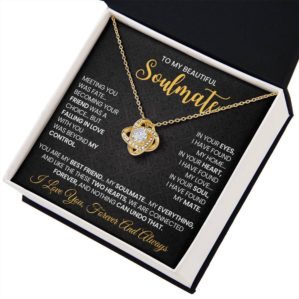 To My Beautiful Soulmate Necklace for Women