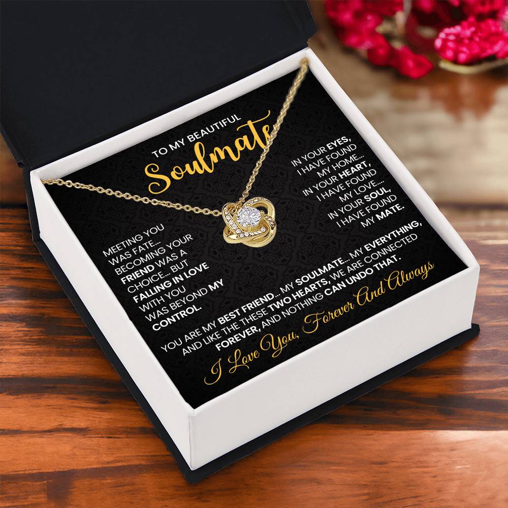 To My Beautiful Soulmate Necklace for Women