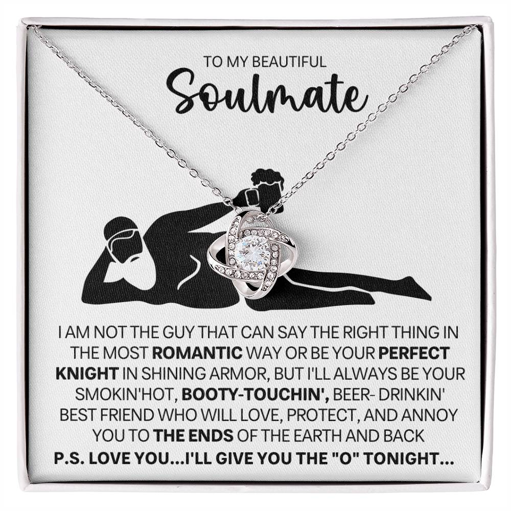 To My Beautiful Soulmate Love Knot Necklace – Best Friend Forever — product image 2