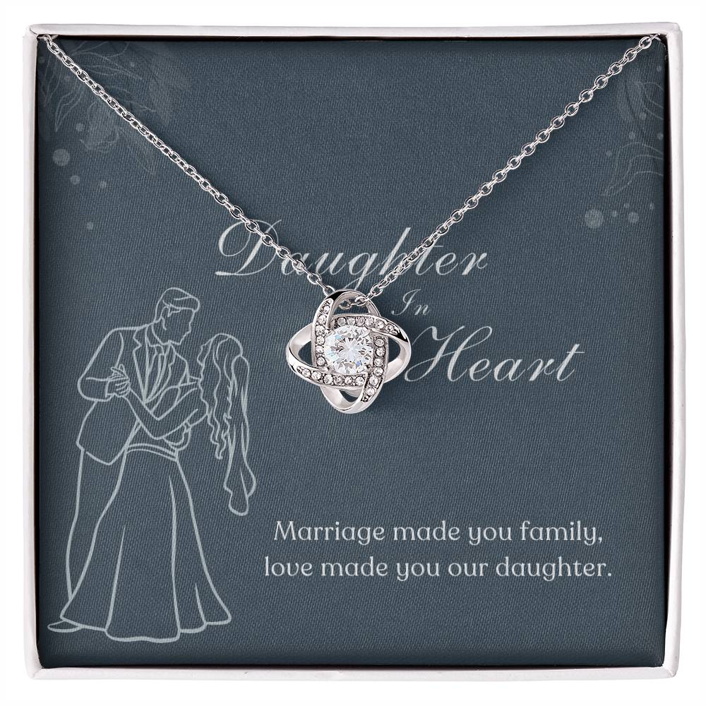 Daughter-in-Law Love Knot Necklace – Marriage Made You Family