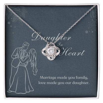 Daughter-in-Law Love Knot Necklace – Marriage Made You Family