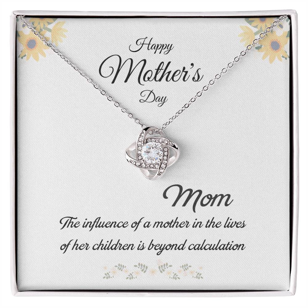 Mom Love Knot Necklace – Influence Beyond Measure