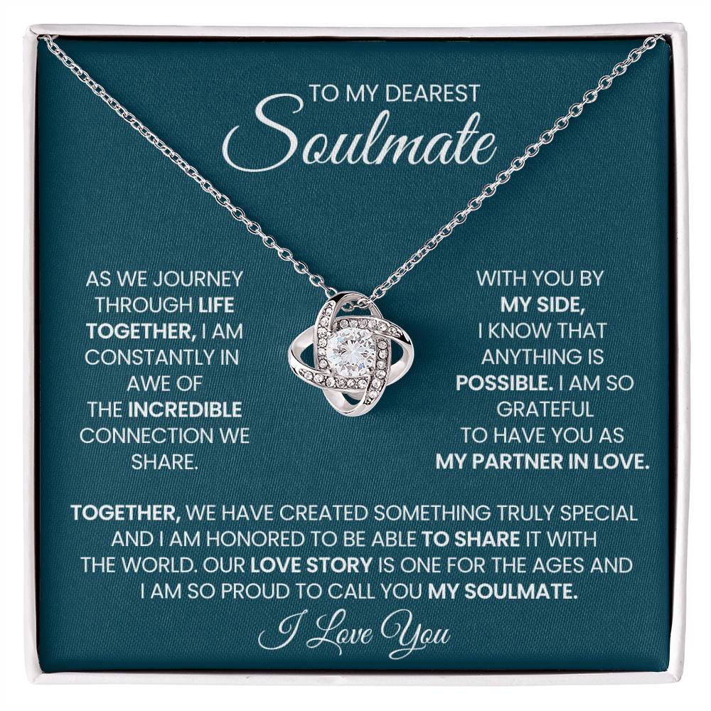 To My Dearest Soulmate Love Knot Necklace – Incredible Connection — product image 2