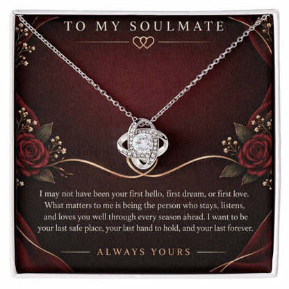 Love Knot Necklace for Soulmate from Partner – My Last Everything — product thumbnail 2