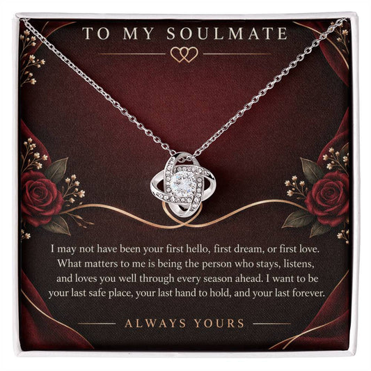 Love Knot Necklace for Soulmate from Partner – My Last Everything