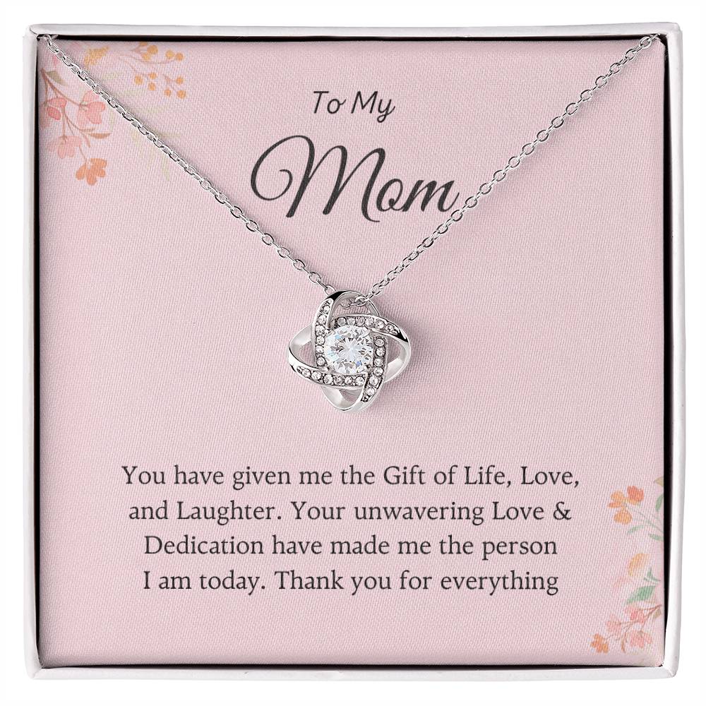 To My Mom Love Knot Necklace – Gift of Life and Love — product image 2