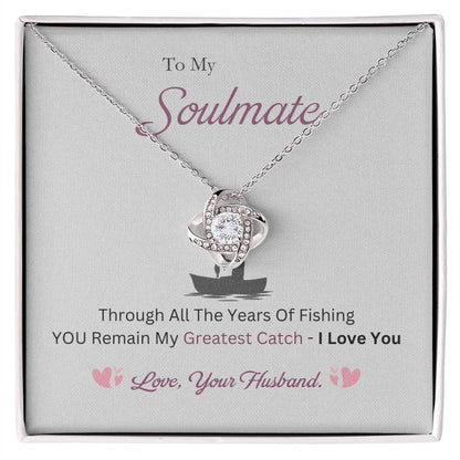 Fishing Love Knot Necklace for Soulmate – My Greatest Catch