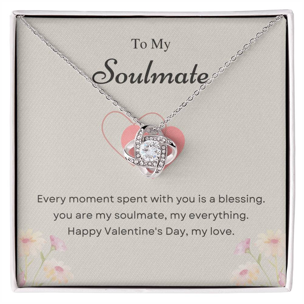 Valentine's Love Knot Necklace for Soulmate – My Everything