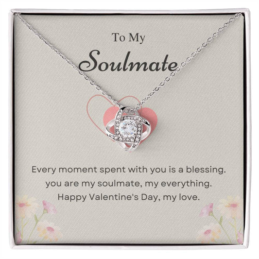 Valentine's Love Knot Necklace for Soulmate – My Everything