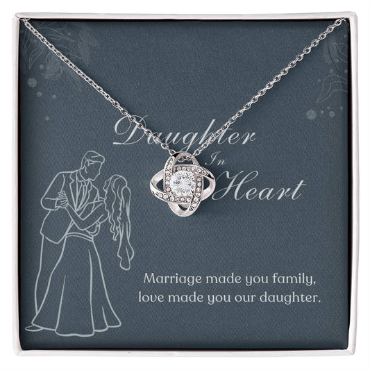Daughter-in-Law Love Knot Necklace – Marriage Made You Family