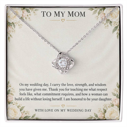 Love Knot Necklace for Mom from Daughter – On My — product thumbnail 2