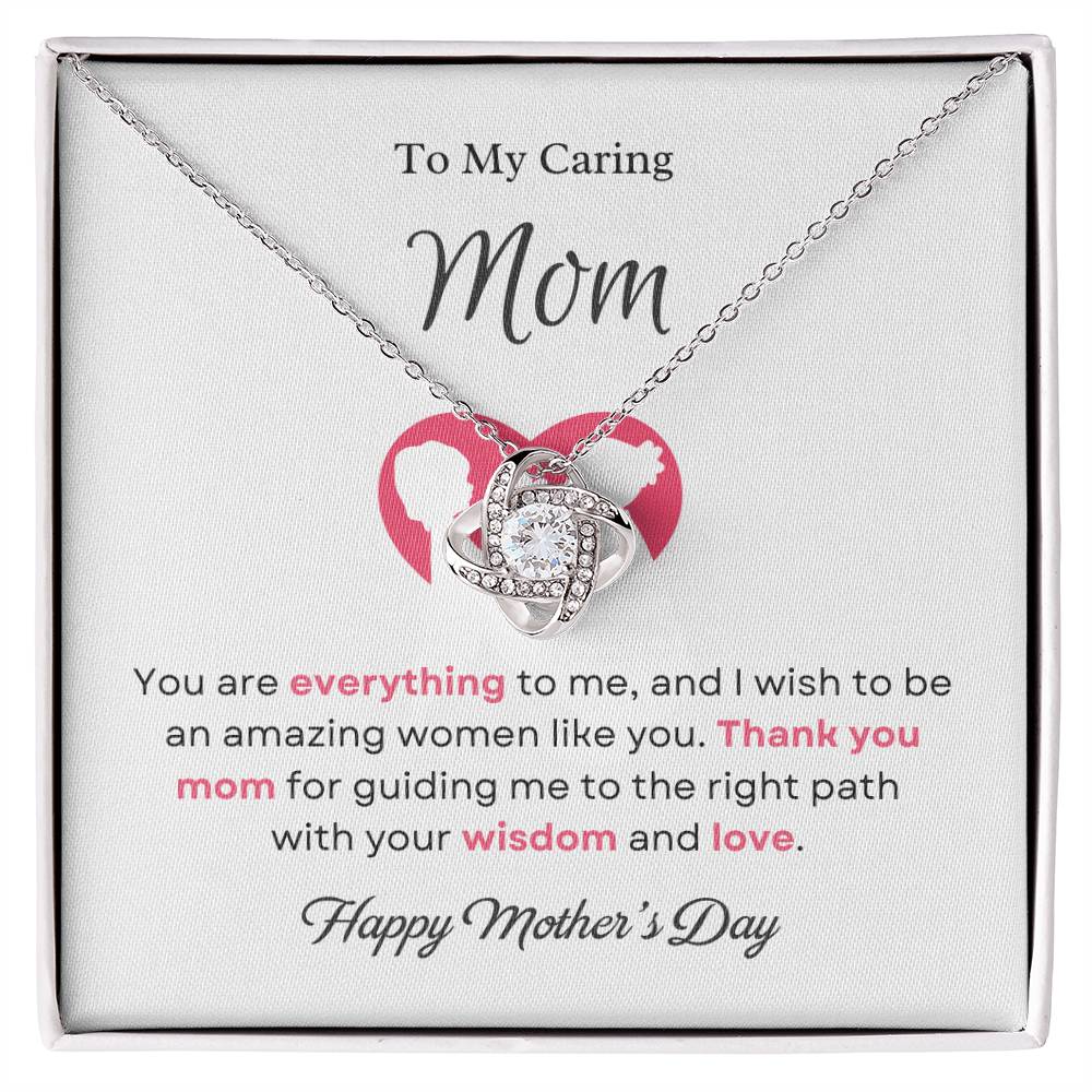 To My Mom Love Knot Necklace – You Are Everything to Me — product image 2