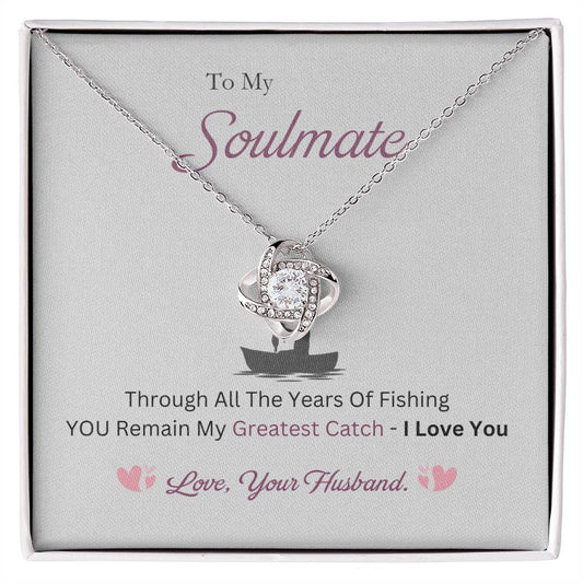 Fishing Love Knot Necklace for Soulmate – My Greatest Catch