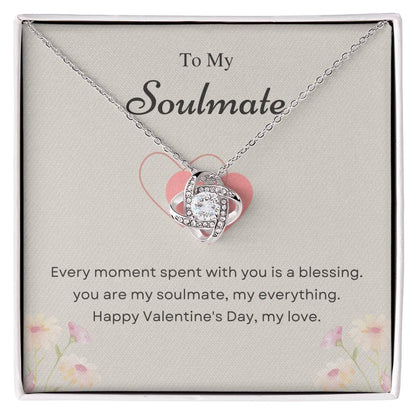 Valentine's Love Knot Necklace for Soulmate – My Everything
